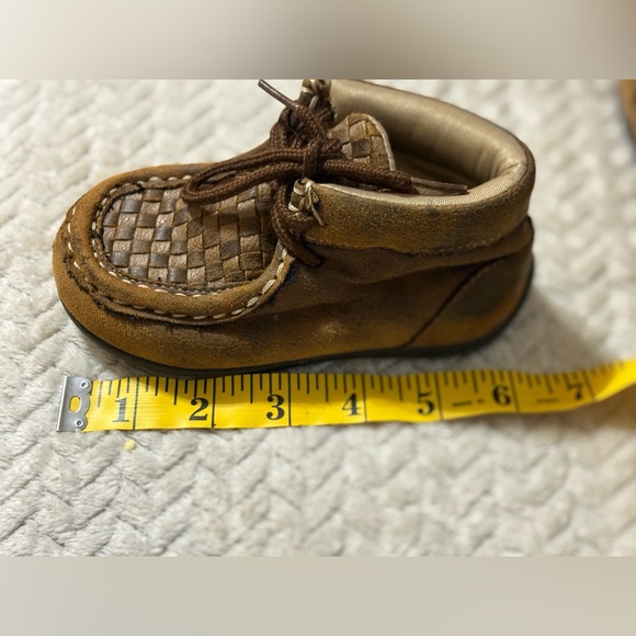 Twister Brown Woven Baby Shoes - Picture 7 of 8